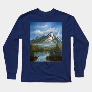 Mountain Lake Falls Long Sleeve T-Shirt